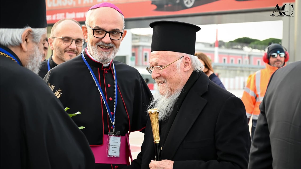 Ο Παναγιώτατος Οικουμενικός Πατριάρχης Βαρθολομαίος ταξιδεύει στην Ιταλία